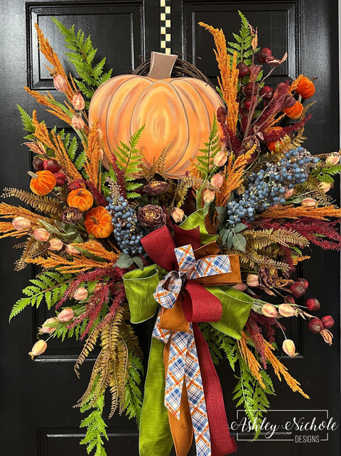 Best Pumpkin in the Patch Fall Wreath (OVERSIZED)