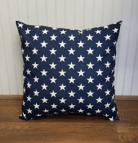 Outdoor Pillow - Stars on Navy