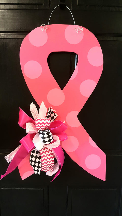 Awareness Ribbon Door Hanger