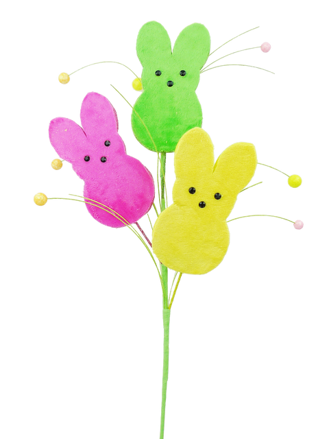 Peep Bunny Spray - Pink, Lime & Yellow