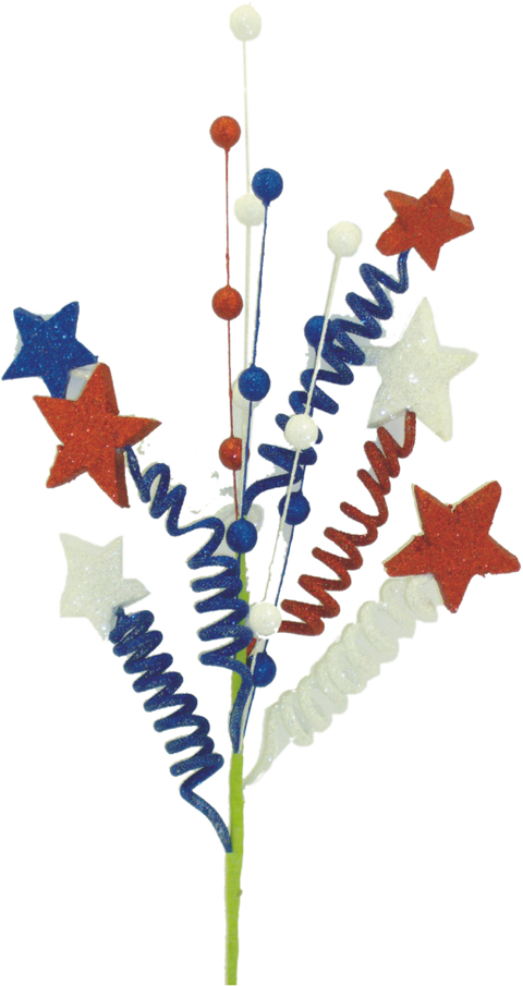 Star Ball & Twist Spray - Patriotic