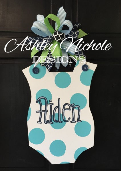 Baby Onesie Door Hanger