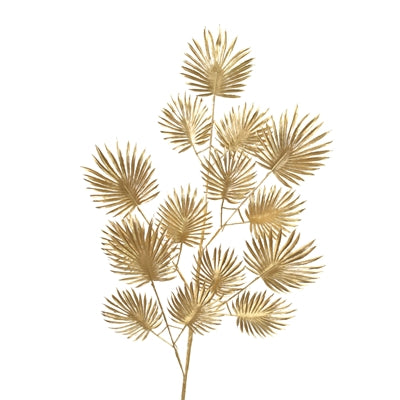 Gold Metallic Palm Spray