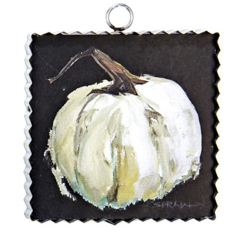 MINI WHITE PUMPKIN CHARM