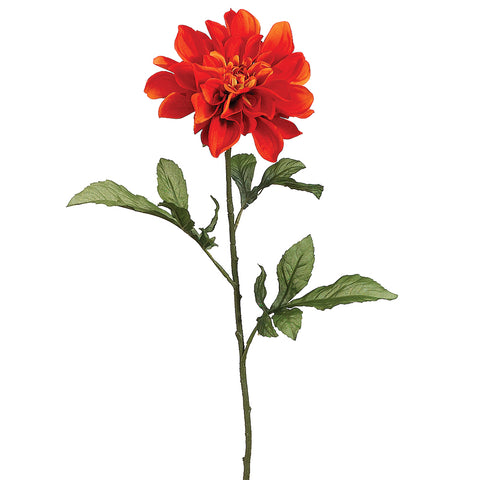 29" Dahlia Spray - Orange