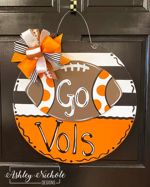 Team Football Plaque Door Hanger – AshleyNichole Designs