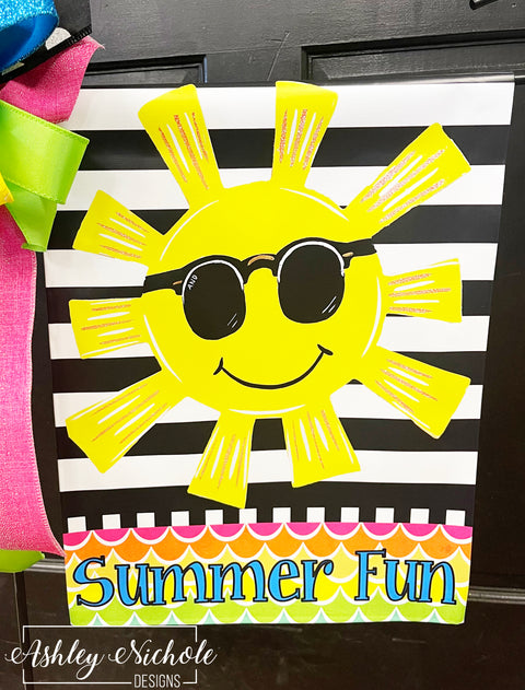 Fun in the Sun - Vinyl Garden Flag