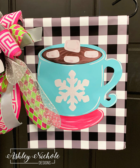 Hot Chocolate Mug - Vinyl Garden Flag