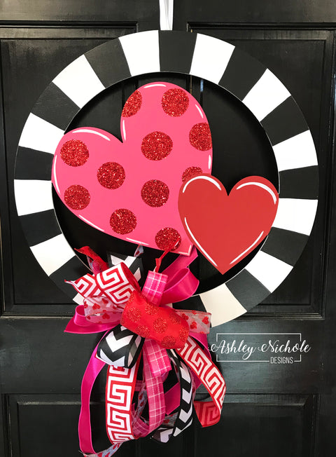 Circle of Hearts Door Hanger