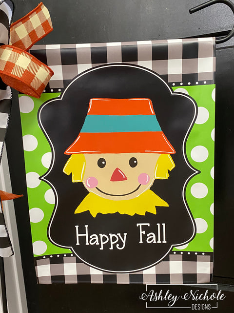 Scarecrow - Vinyl Garden Flag
