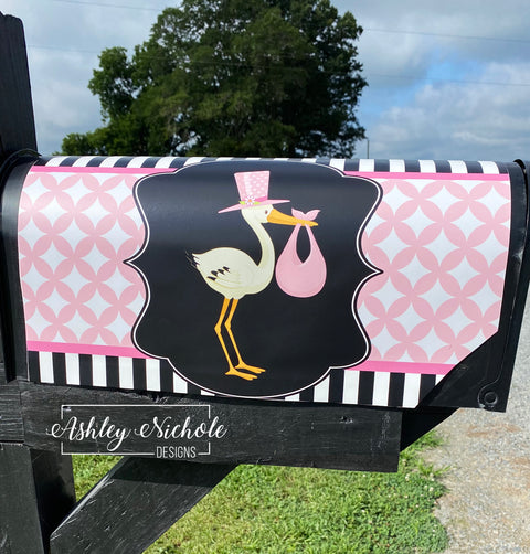Stork - Magnetic Vinyl Mailbox Cover