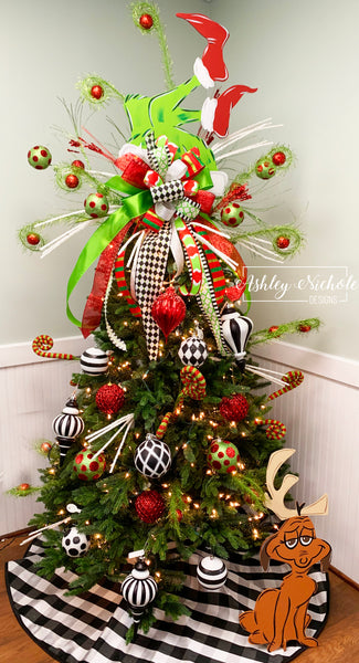 grinch christmas tree decorations ideas