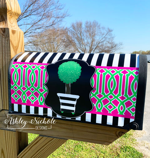Topiary - Magnetic Vinyl Mailbox Cover