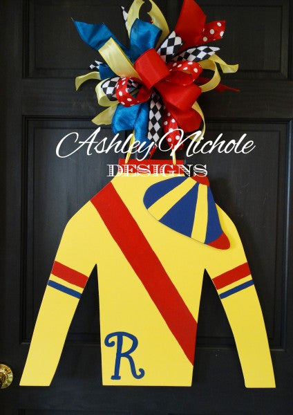 Jockey Silk Door Hanger