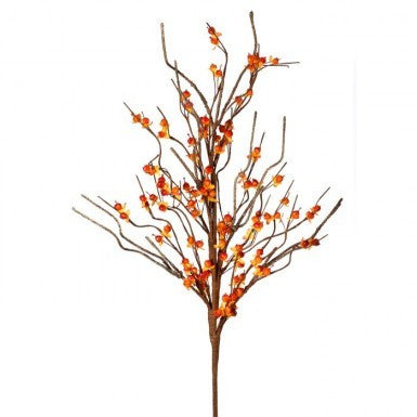 29" Bittersweet Twig Spray - Orange/Red