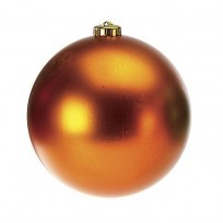 100mm VP Matte Ball Ornament - Copper