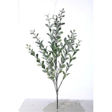 23" Snowy Boxwood Spray x12
