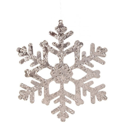16" Large METAL SNOWFLAKE ORNAMENT