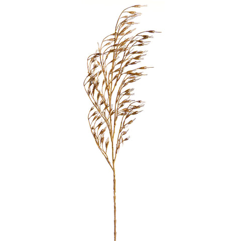 34" Plastic Rice Spray Light Brown