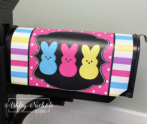 Peeps!! - Magnetic Vinyl Mailbox Cover