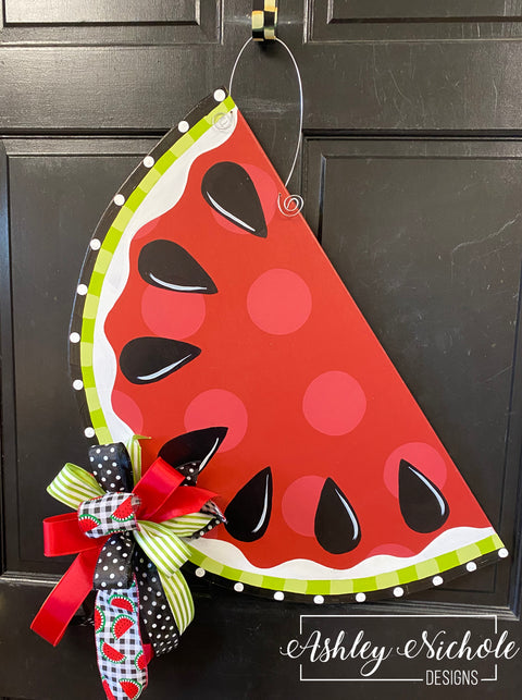 Funky Watermelon Red - Door Hanger