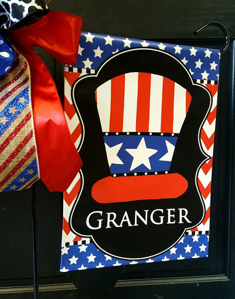 Uncle Sam Patriotic - Vinyl Garden Flag