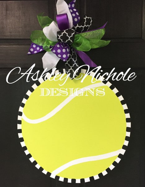 Tennis Ball Door Hanger (Hand-Painted)
