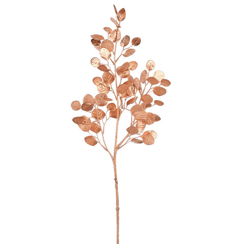 31.5" Metallic Eucalyptus Spray - Gold