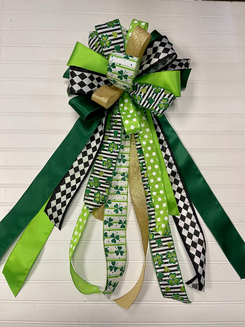 Saint Patricks Day-Bow-XL Streamer