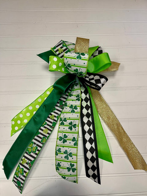 Saint Patricks Day-Bow-Small Streamer
