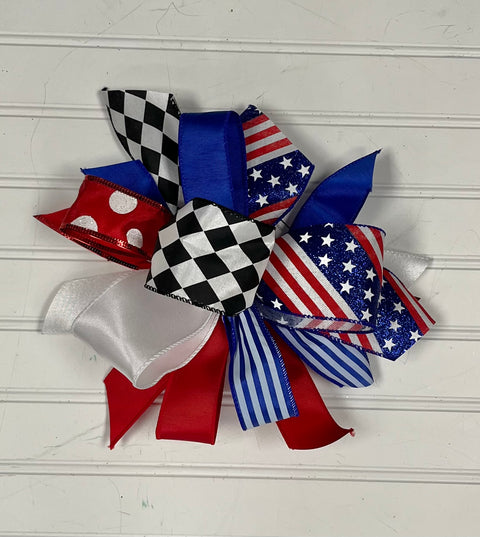 Patriotic-Bow-Small Puff