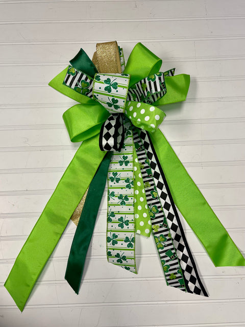 Saint Patricks Day-Bow-Medium Streamer