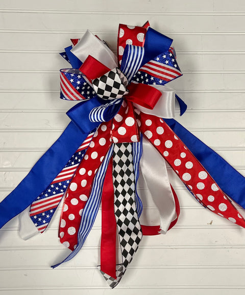Patriotic-Bow-XLarge Streamer