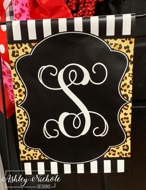 Leopard Print - Vinyl Garden Flag