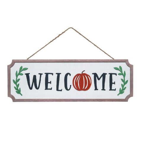 Wood Dimensional Welcome Sign