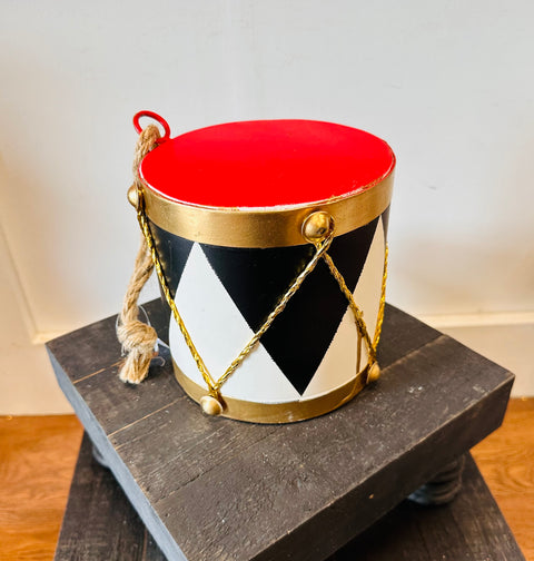 6" x 6" Hanging Drum Ornament