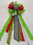 Tree Topper GRINCH Topper Bow Combo - Bow ONLY