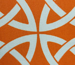 Outdoor Pillow - Linked In Orange