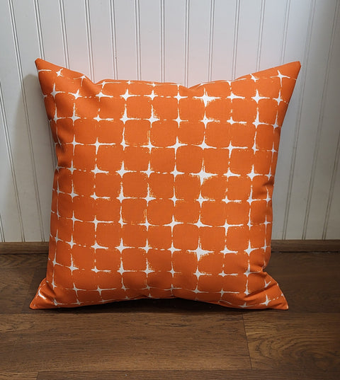 Outdoor Pillow - Neptune Orange Marmalade
