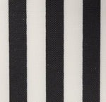 Outdoor Pillow - Black & White Thin Stripe