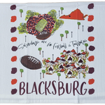 19" x 28" Cotton College Town Tea Towel - Blacksburg, VA