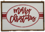 27.5" x 19" Merry Christmas Sign - MDF & Wood