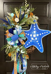 Coastal Starfish Wreath - Choose your Color!