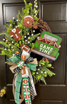 Game Time Football Oval Wreath