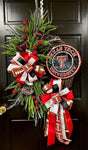 Collegiate Football Sign Wreath - Texas Tech University