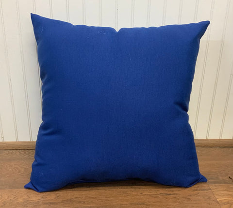 Outdoor Pillow-Royal Blue