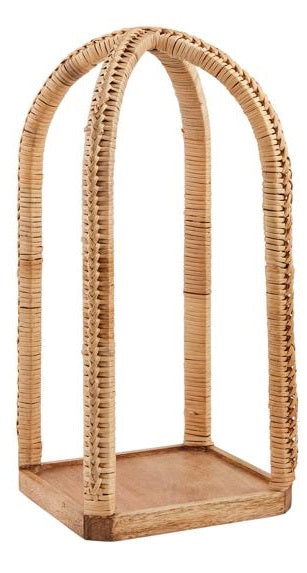 Braided Rattan Lantern - Large - Natural