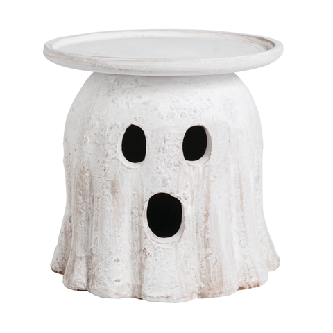 4.5" Terra Ghost Pillar Candle Holder