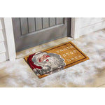 SANTA STOP HERE DOOR MAT