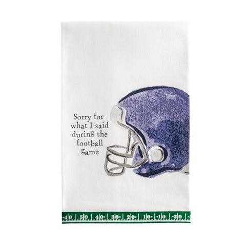 Sorry For What I Said Tailgate Football Hand Towel